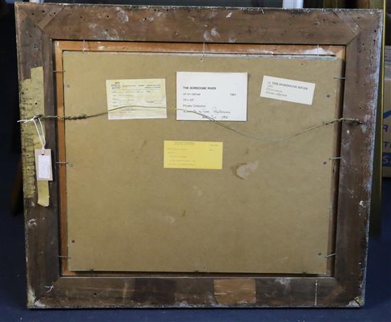 § Peter Greenham (1909-1992) The Dordogne River, 1981 19 x 23in.